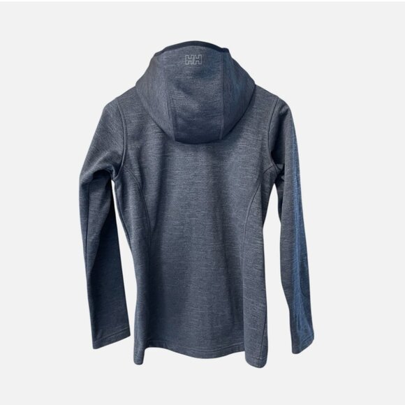 Helly Hansen Full Zip Snowflake Pattern Hooded Fleece Outdoor Jacket Women's M - Picture 8 of 11